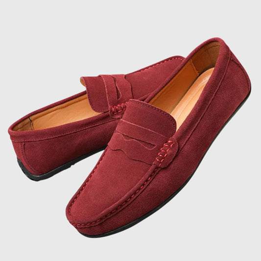 Mocasines Ortopédicos Hombre Acabado Ante Diseño Clásico - Mavetta
