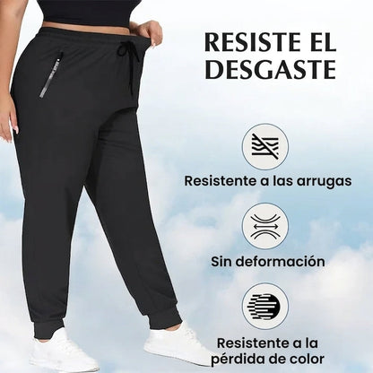 Pantalón casual unisex suave y flexible corte elegante