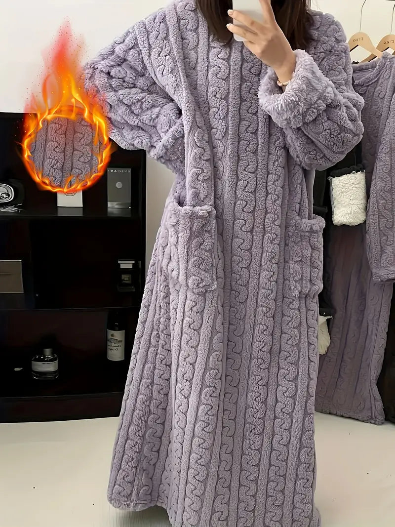 Camisón Mujer de Felpa Suave Confortable