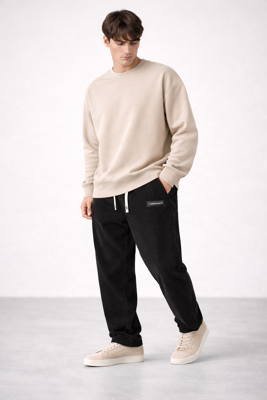 Pantalones Hombre de Pana Ajuste ComfortFit