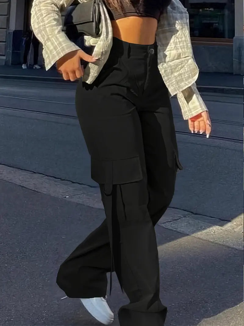 Pantalones Cargo Mujer Algodón Ajuste Estiloso