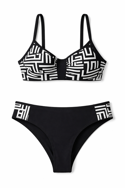 Bikini Mujer de Dos Piezas Estampado Elegante - Mavetta