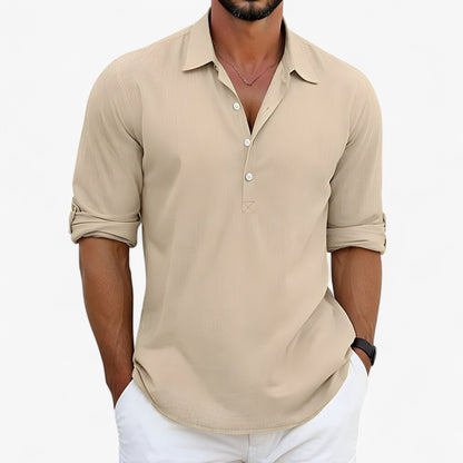 Camisa Polo Hombre Ligera Verano Ajuste Clásico
