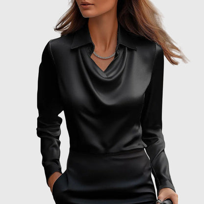 Blusa Mujer de Corte Fluido y Tejido Suave