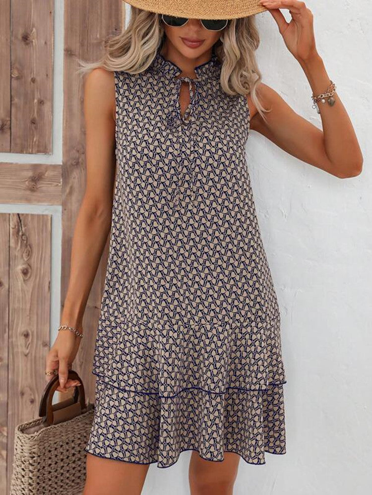 Vestido midi mujer con estampado floral ajuste elegante