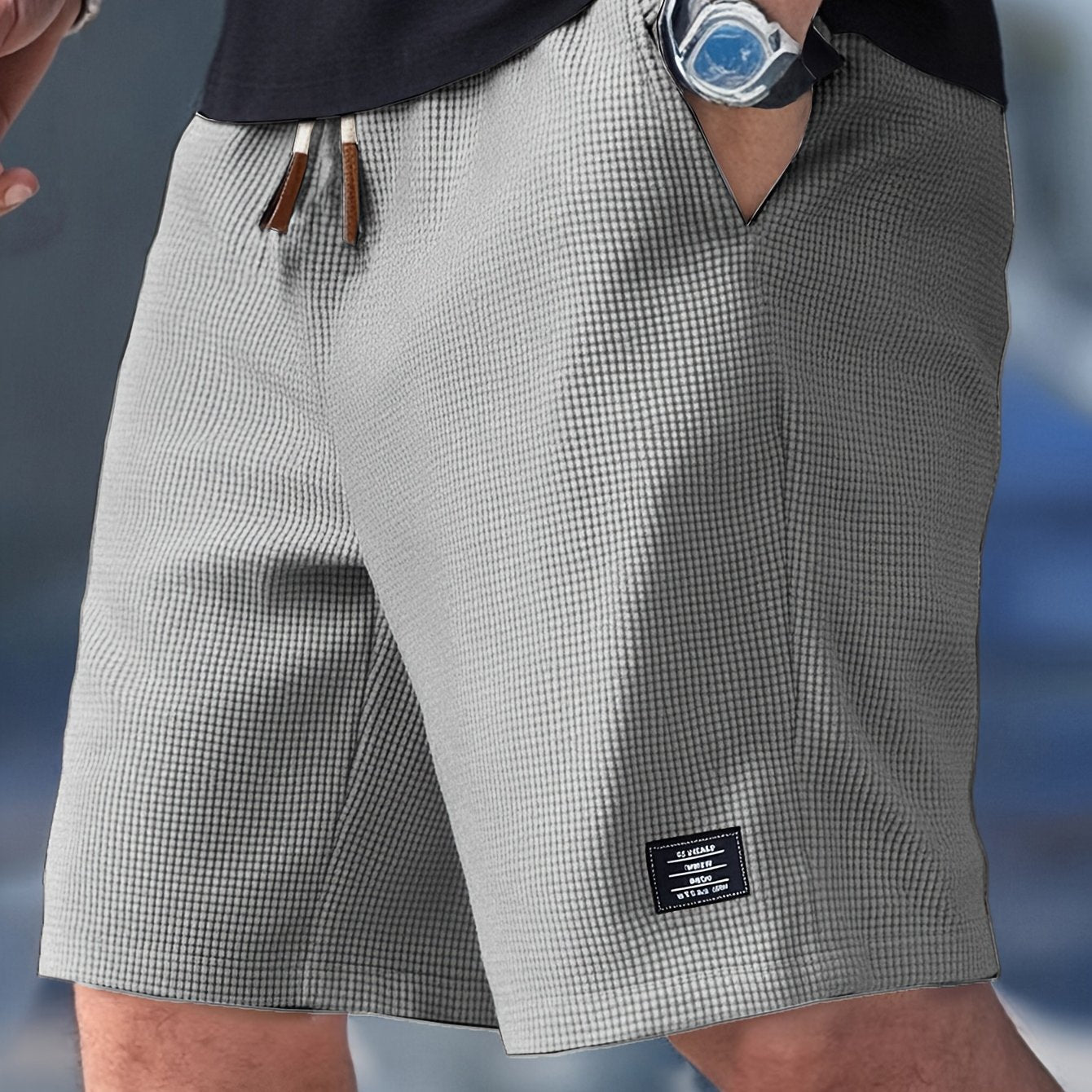 Pantalones cortos hombre Tejido transpirable Corte cómodo