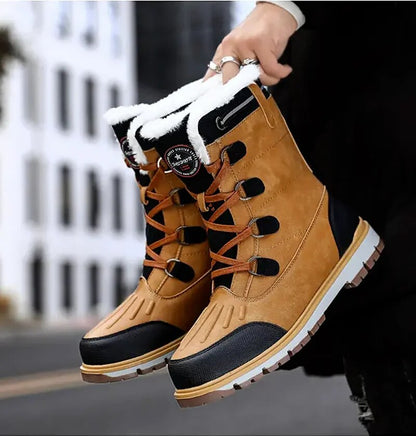 Botas invierno hombre con forro cálido suela antideslizante
