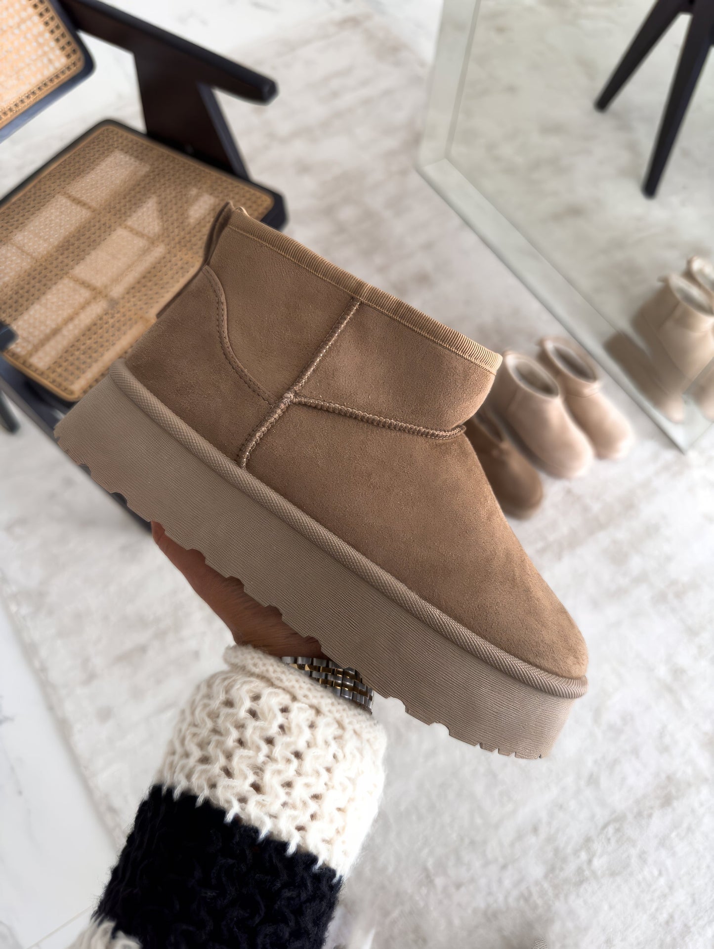 Botines Plataforma Mujer Suela Gruesa