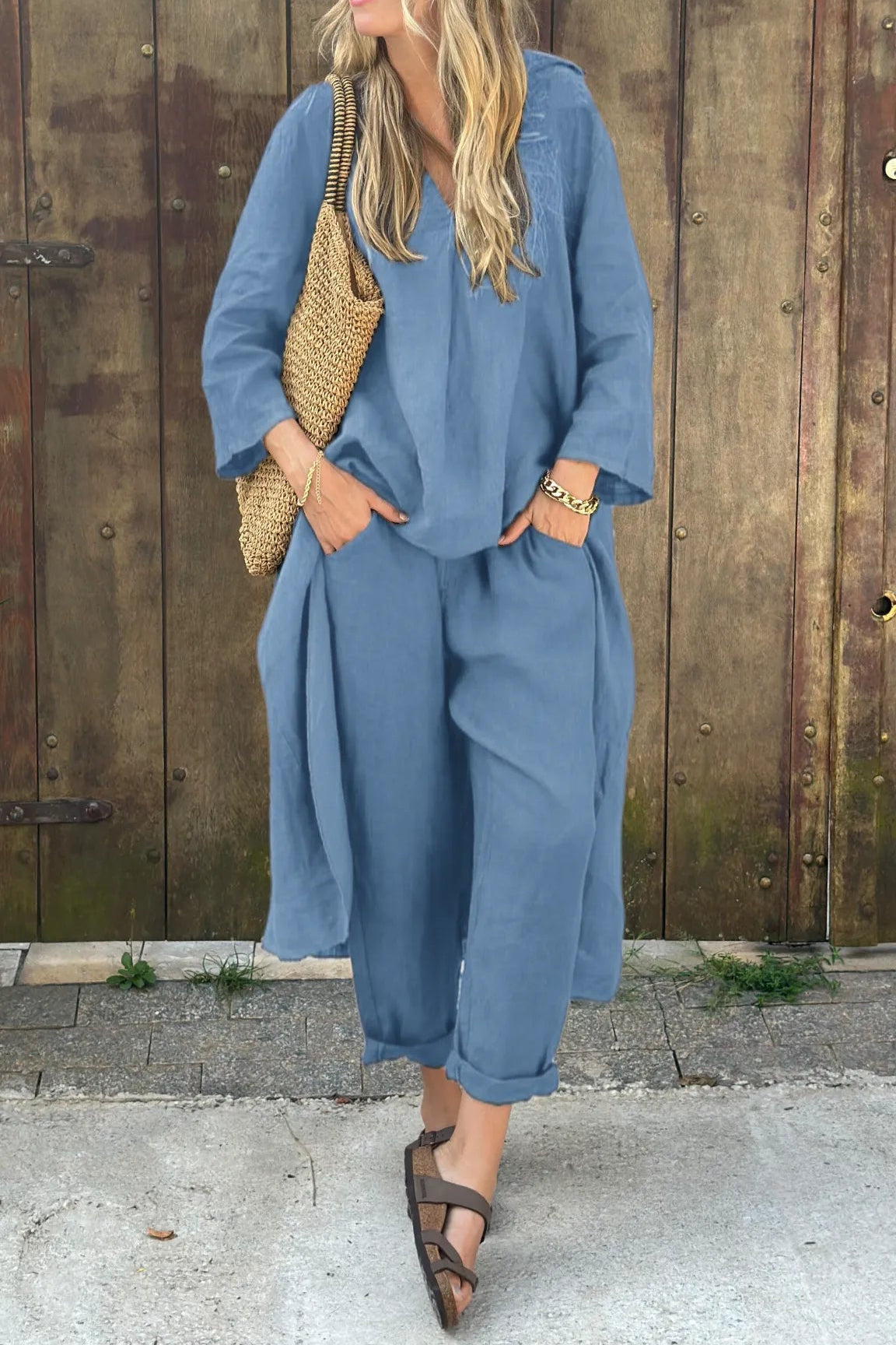 Conjunto Mujer Elegante y Cómodo de Dos Piezas