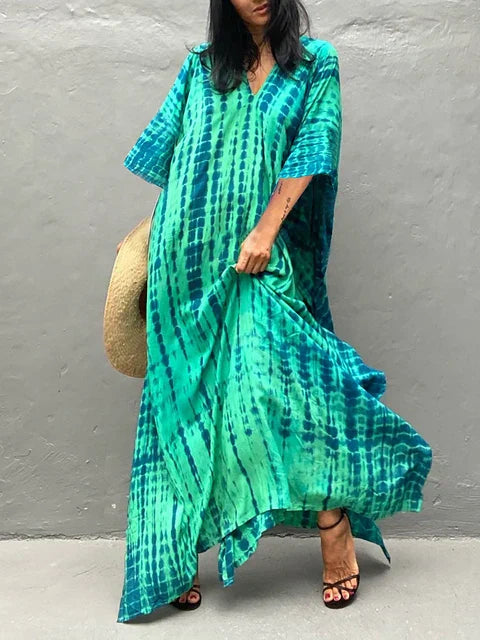 Vestido Caftán Mujer Largo Verano Suelto - Mavetta
