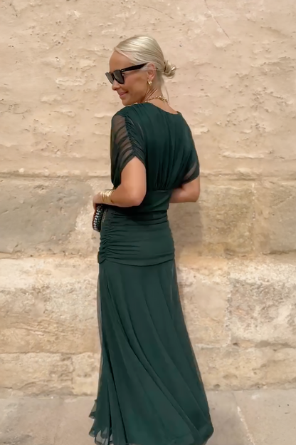 Vestido Maxi Mujer Fluido Elegante