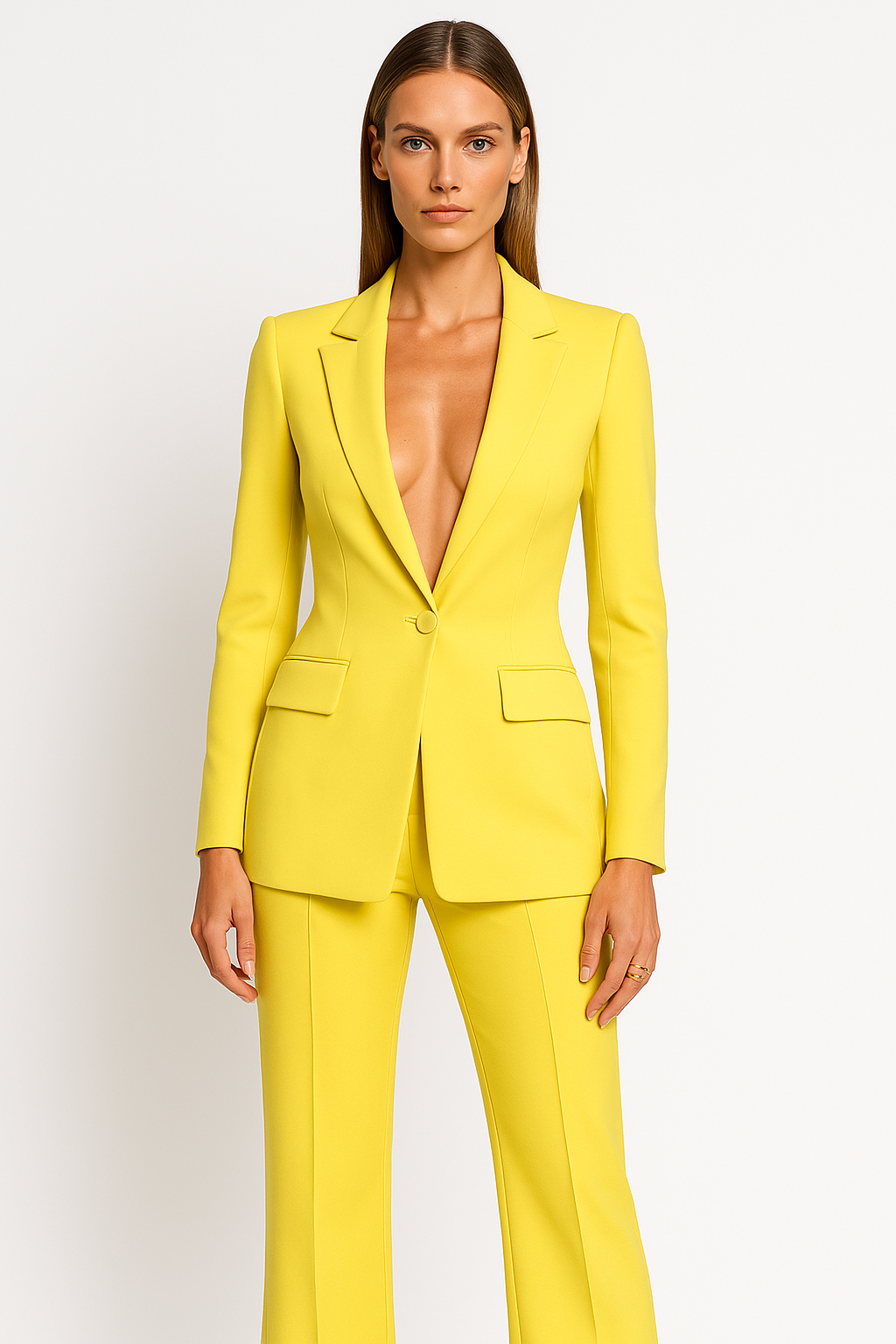 Traje Mujer Blazer y Pantalón Ajustado a Medida