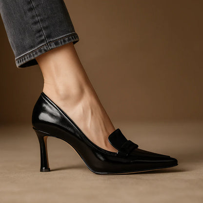 Tacones de aguja mujer elegantes y finos