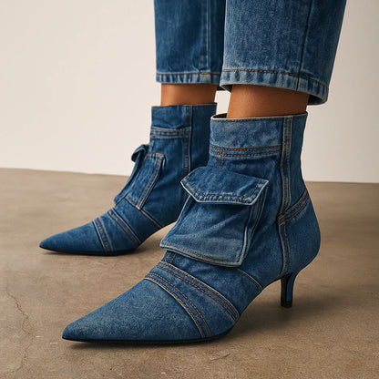 Botines Mujer de Tejano Estilo Cargo