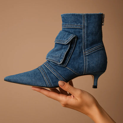 Botines Mujer de Tejano Estilo Cargo