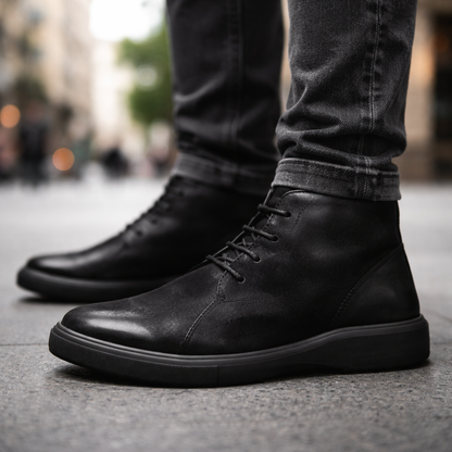 Zapatos Hombre de Cuero Acabado Refinado Estilo Atemporal
