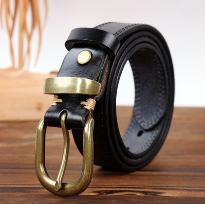 Cinturón Hombre Clásico Ajustable Piel