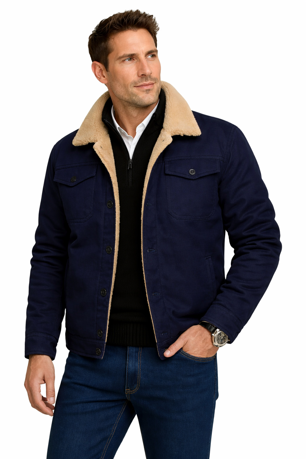 Chaqueta Bomber Hombre Diseño Casual - Mavetta
