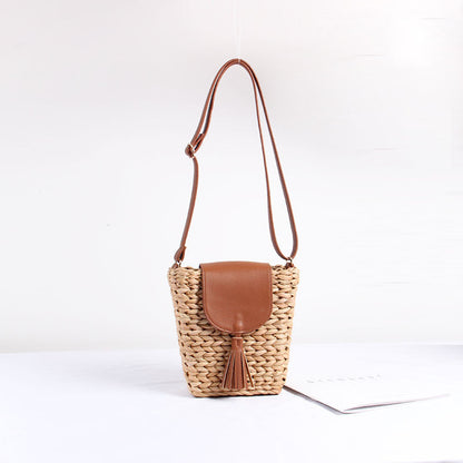 Bolso de mano mujer tejido artesanal ajustable