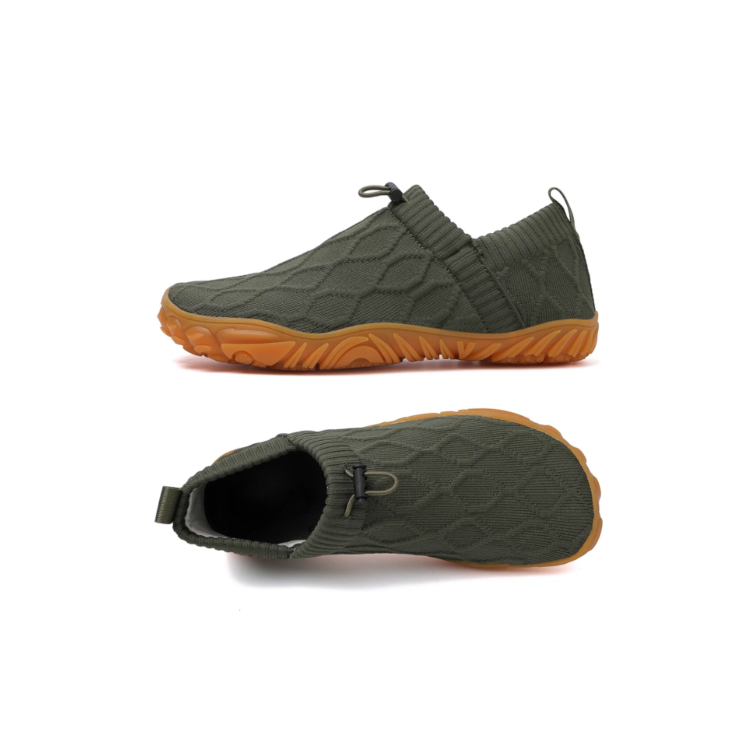 Zapatillas Barefoot Hombre Senderismo Suela Antideslizante Ajuste