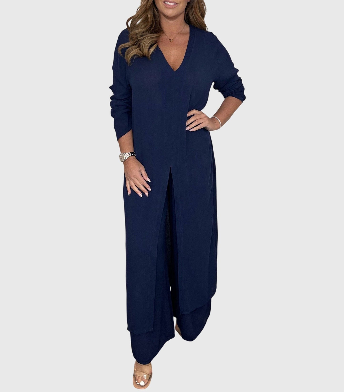 Conjunto Dos Piezas Mujer Estilo Elegante