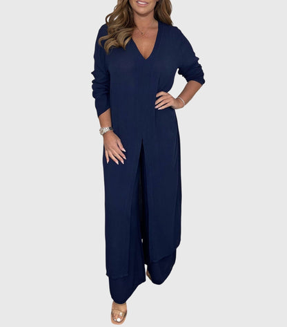 Conjunto Dos Piezas Mujer Estilo Elegante