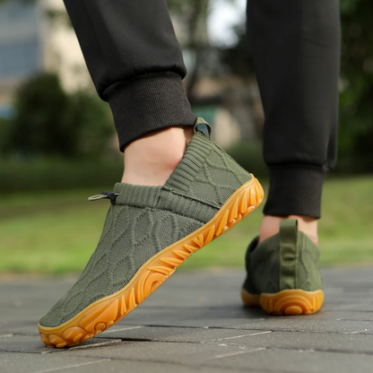Zapatillas Barefoot Hombre Senderismo Suela Antideslizante Ajuste