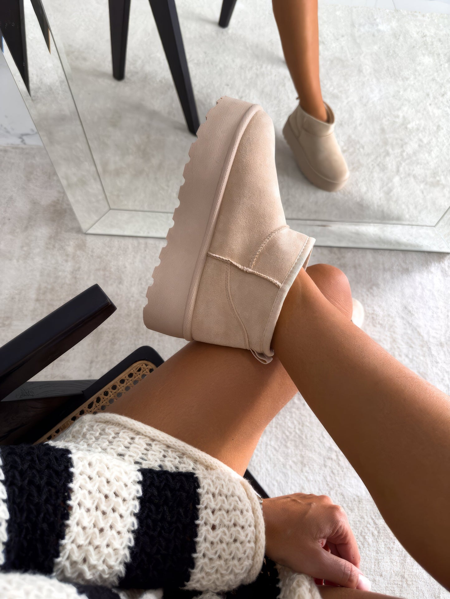 Botines Plataforma Mujer Suela Gruesa