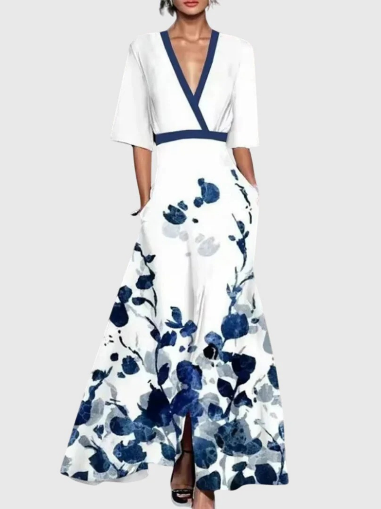 Vestido Mujer Elegante Primavera Corte Ajustado