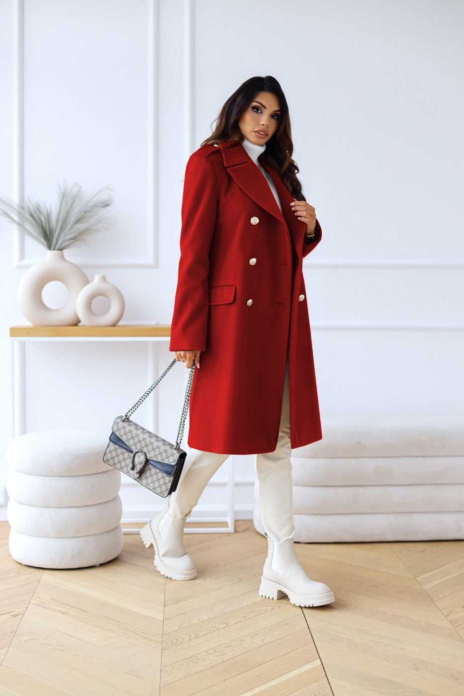 Abrigo Mujer de Invierno Ajuste Clasico