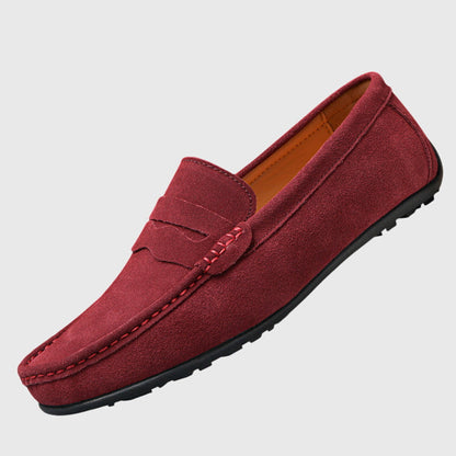Mocasines Ortopédicos Hombre Acabado Ante Diseño Clásico
