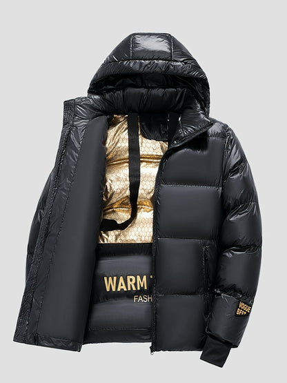Abrigo Puffer Hombre Invierno Holgado con Capucha - Mavetta