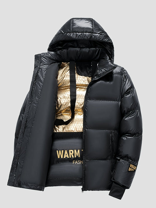 Abrigo Puffer Hombre Invierno Holgado con Capucha - Mavetta