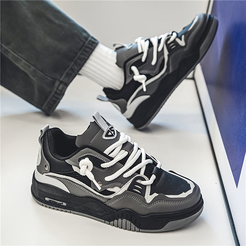 Zapatillas deportivas hombre bajas con detalles texturizados