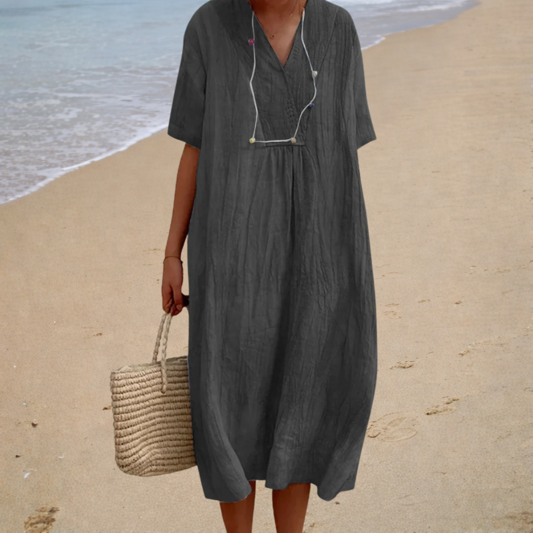 Vestido Verano Mujer Comodo Ajuste Holgado