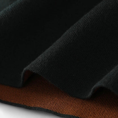 Suéter Hombre Lana Merino Media Cremallera Cuello Semi Alto