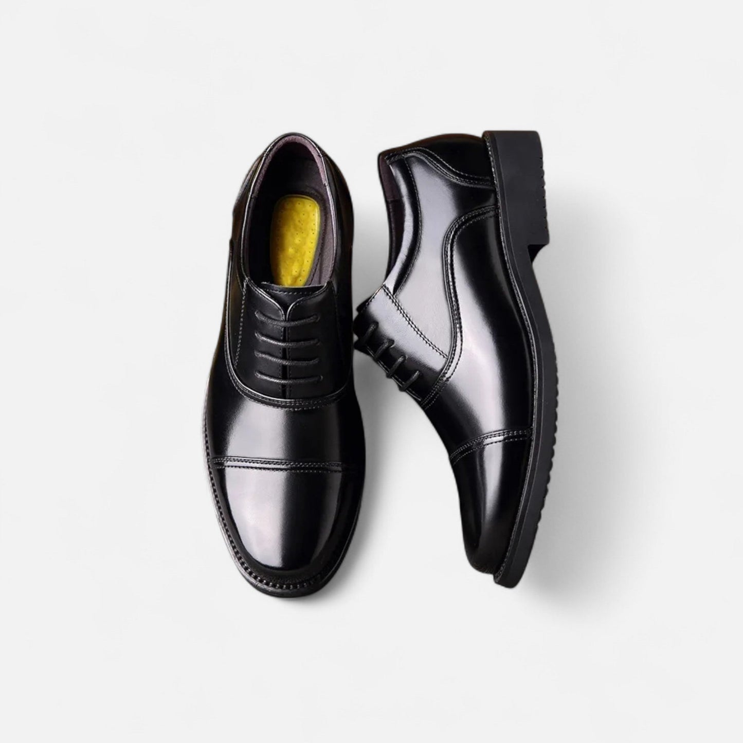 Zapatos Casual Hombre de Piel con Cordones Finos