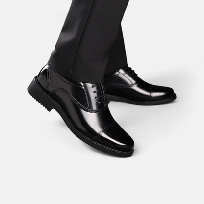Zapatos Casual Hombre de Piel con Cordones Finos