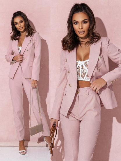 Blazer Mujer Moderno Ajuste Slim Verano