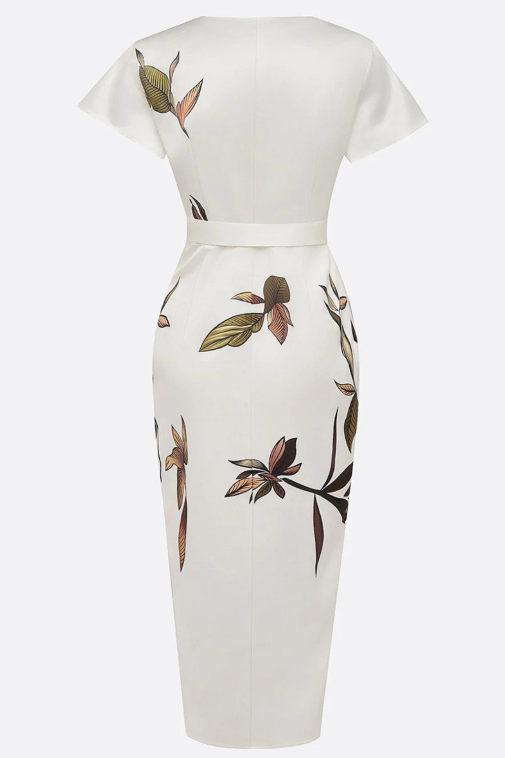 Vestido midi mujer cruzado verano elegante
