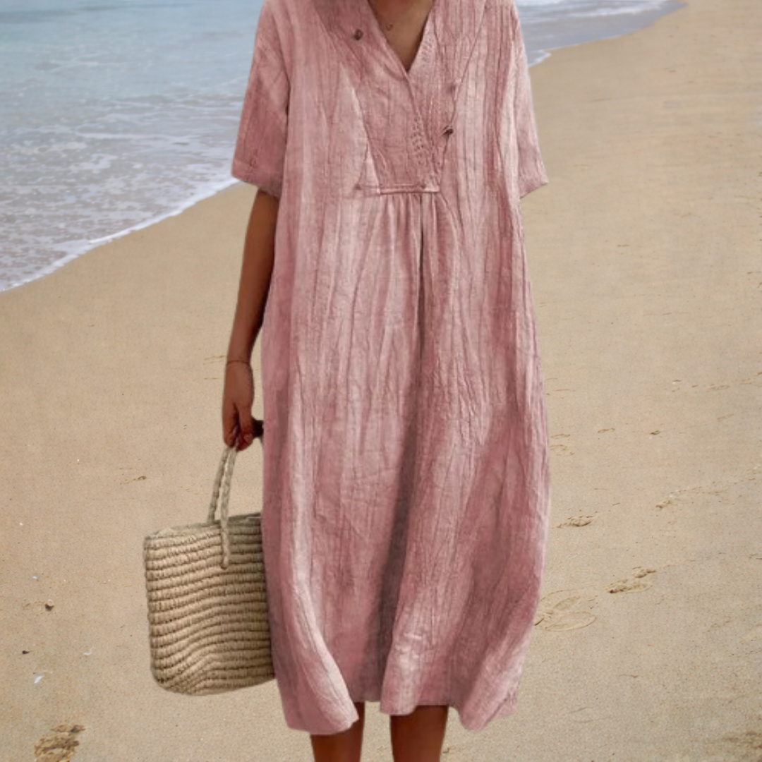 Vestido Verano Mujer Comodo Ajuste Holgado