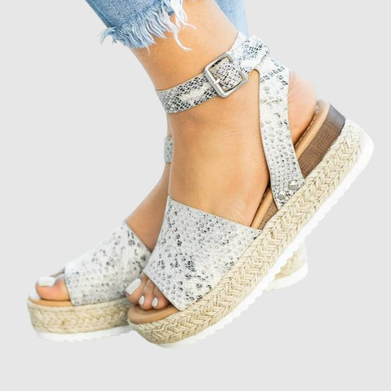 Sandalias Mujer Plataforma Alta Diseño Elegante
