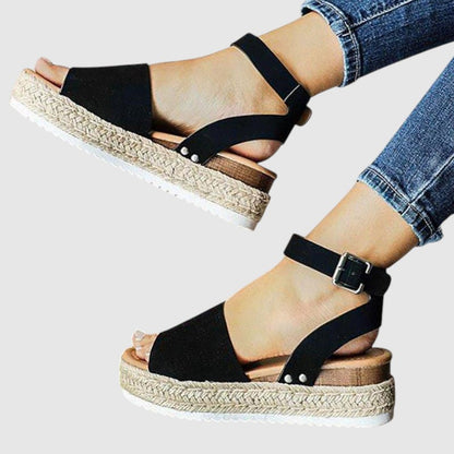 Sandalias Mujer Plataforma Alta Diseño Elegante