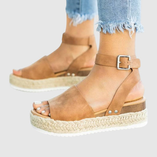Sandalias Mujer Plataforma Alta Diseño Elegante - Mavetta