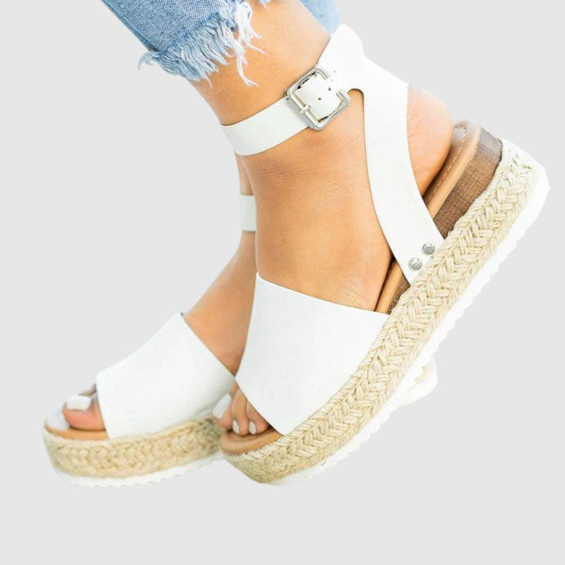 Sandalias Mujer Plataforma Alta Diseño Elegante