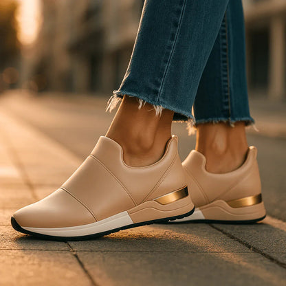Zapatillas Mujer Deportivas Sin Cordones Suela Goma Forro Algodón