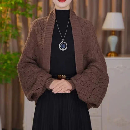 Chaleco Mujer de Punto Estilo Chal