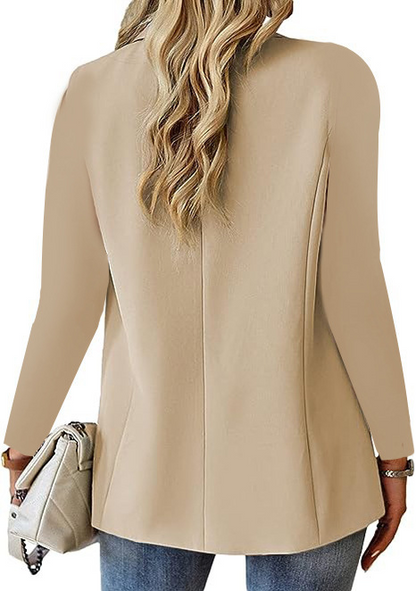 Chaqueta Blazer Mujer Traje Manga Larga Ajuste Clásico