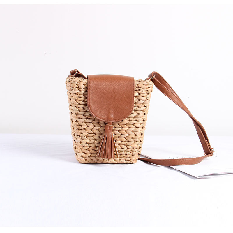 Bolso de mano mujer tejido artesanal ajustable