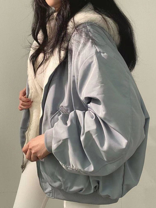 Abrigo Invierno Mujer Oversize Cremallera - Mavetta